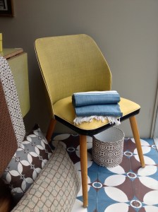 A towel to beat away the blues!